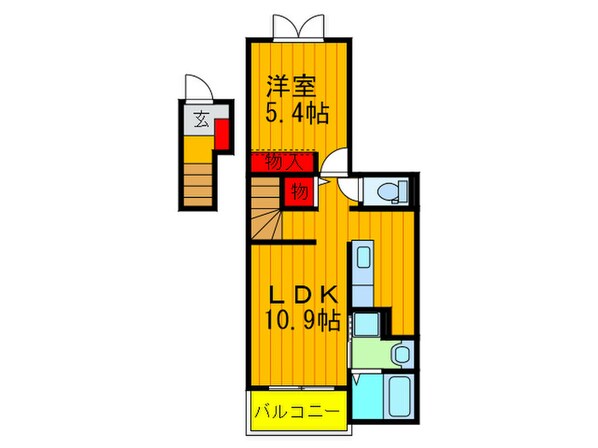 ベル　メゾンの物件間取画像